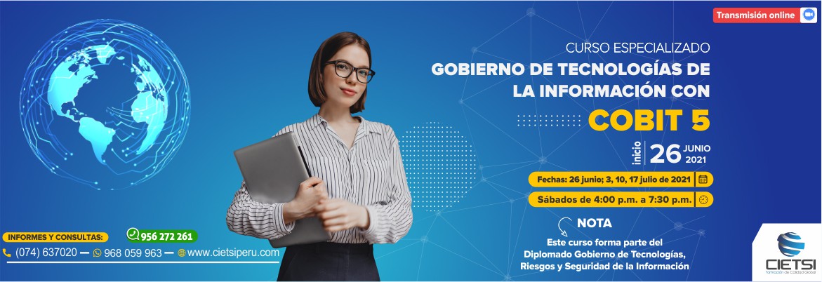 curso especializado gobierno de tecnologIas de la informaciOn con cobit 5